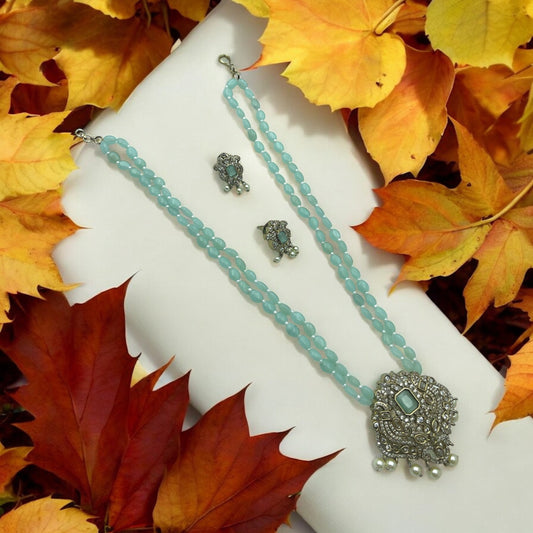 💙 "Aqua Serenity" Necklace Set 💙