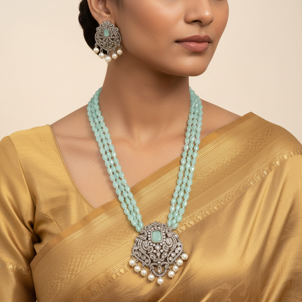 💙 "Aqua Serenity" Necklace Set 💙