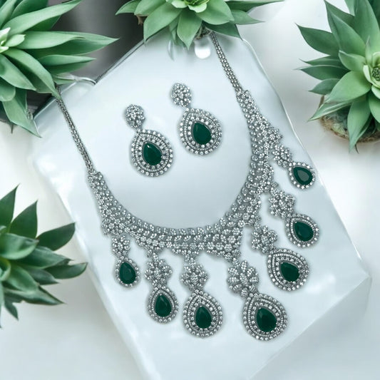 ✨ "Harit Jyoti" Necklace Set ✨