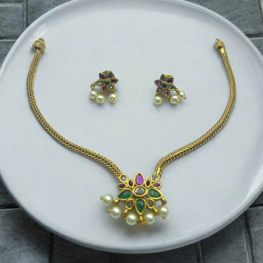 Gulbahar Blossom Necklace Set