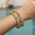 💖💚✨ "Ratnagarbha"  Gold Bangle set ✨💚💖