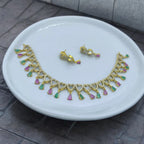 Heart Charm Necklace Set