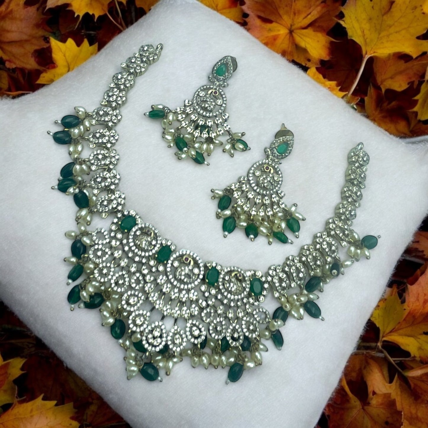 💚 "Aaradhya" Heritage Necklace Set 💚
