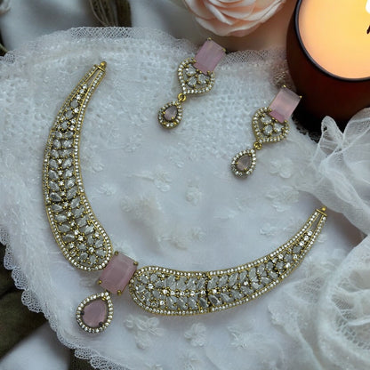🌸 "Komal Chandrika" Necklace Set 🌸