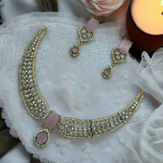 🌸 "Komal Chandrika" Necklace Set 🌸