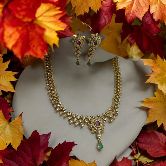💎 "Ethereal Bloom" Necklace Set 💎
