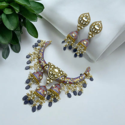 💜 "Meenakari Nisha" Necklace Set 💜