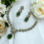 ✨🌿 "Harita Abha" Necklace Set ✨🌿