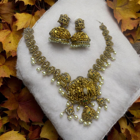 ✨ "Swarna Jyoti" Necklace Set