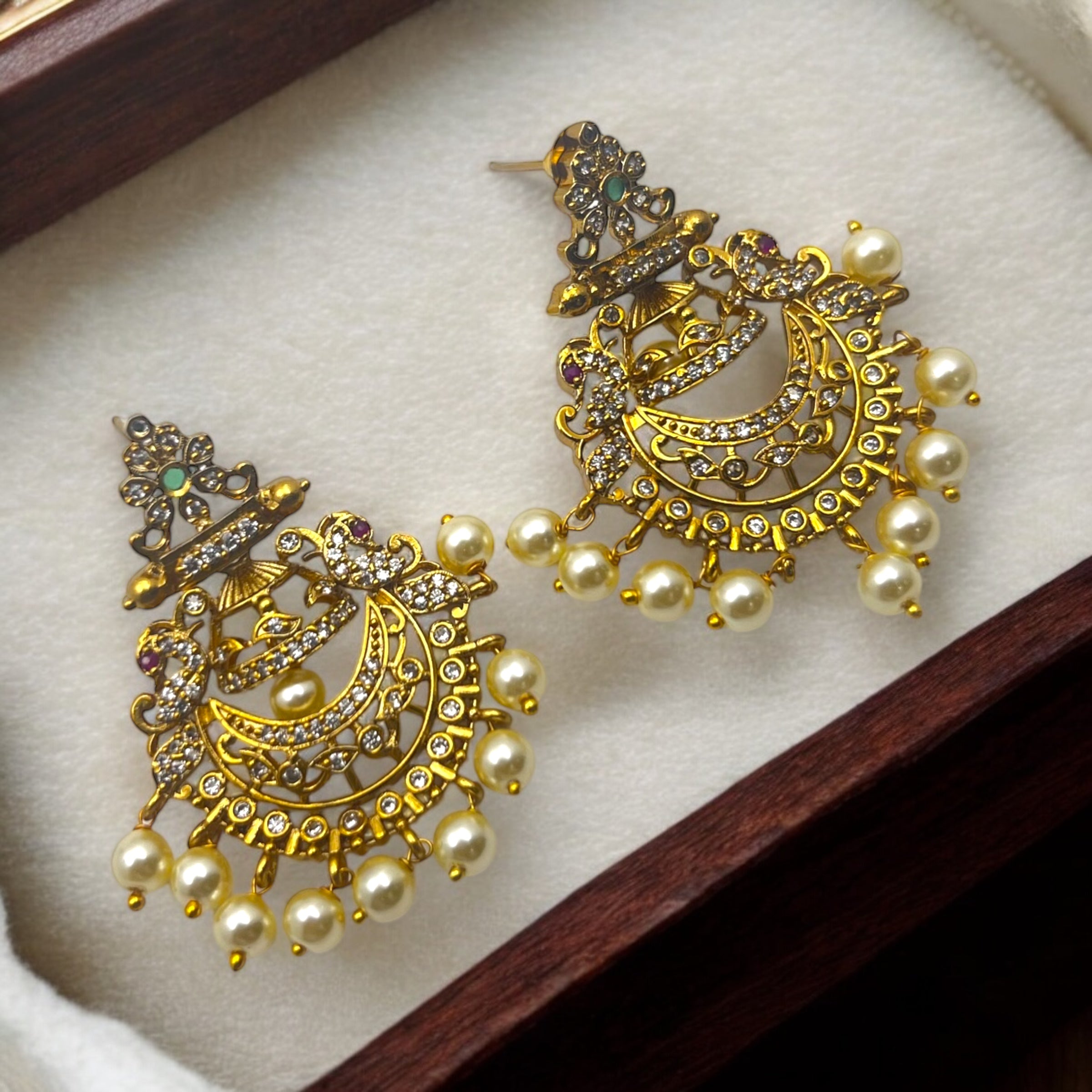 ✨ "Chandrika Mayuri" Earrings ✨