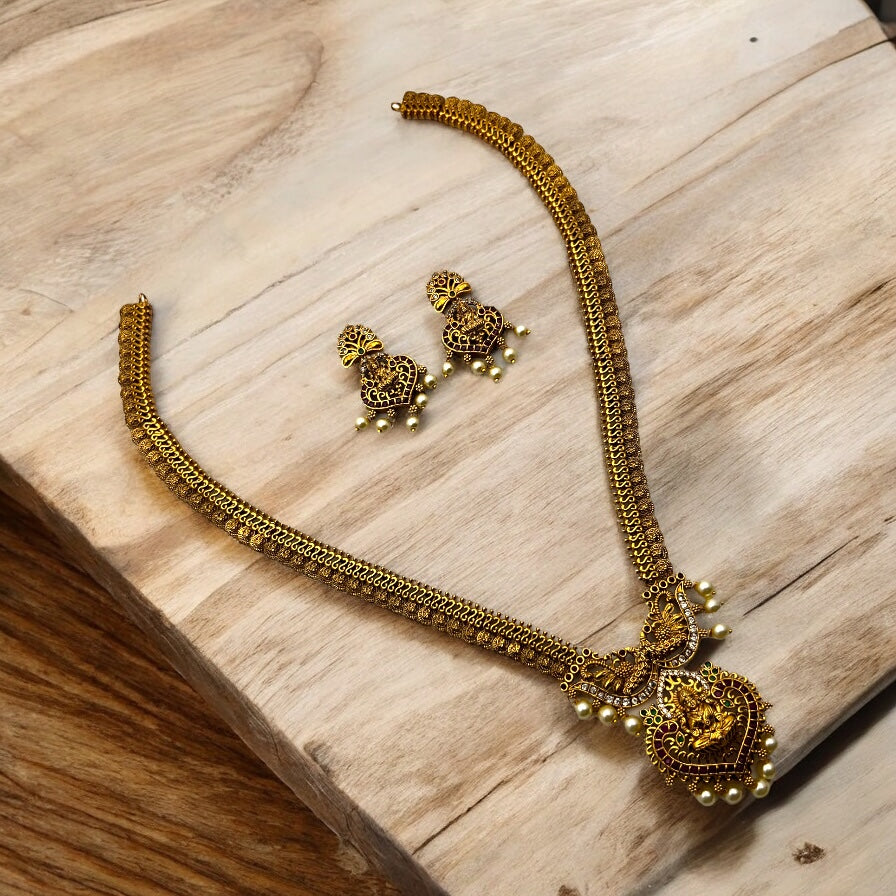 🦚 "Mayura Lakshmi" Necklace Set 🦚