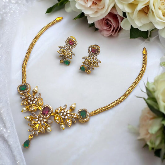 ✨"Navratna Haar" Necklace Set✨