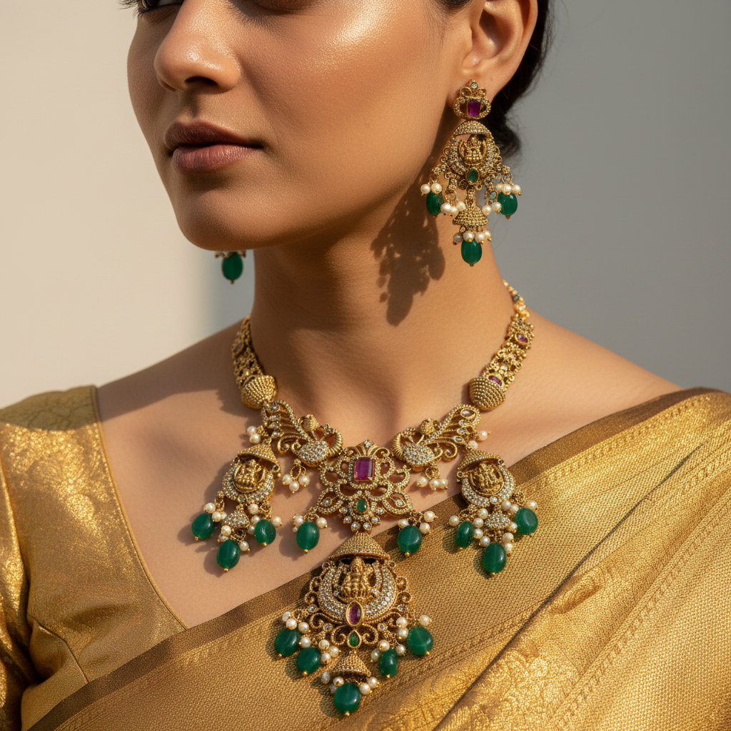 Temple Treasure Necklace Set