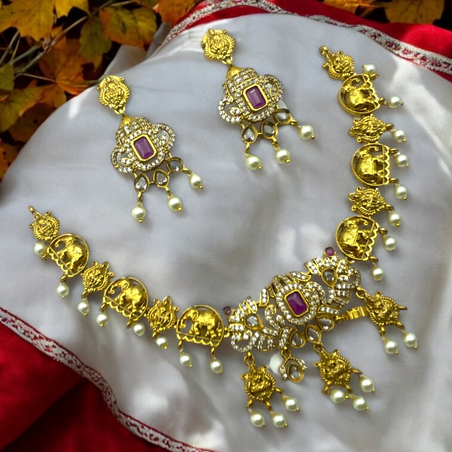 🐘 "Gaja Lakshmi" Necklace Set 🐘