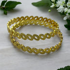 💛✨ "Patravali Bandhan" 18K Bangles ✨💛