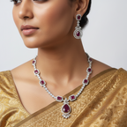 Scarlet Charm AD Necklace Set