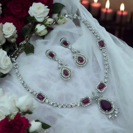 Scarlet Charm AD Necklace Set