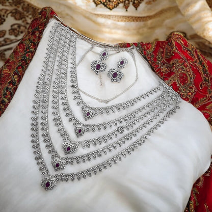 ✨ "Raktim Prabha" Necklace Set ✨