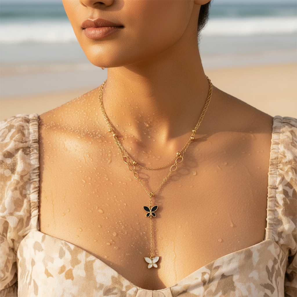 ✨ "Dwi-Rang Titli" Necklace ✨