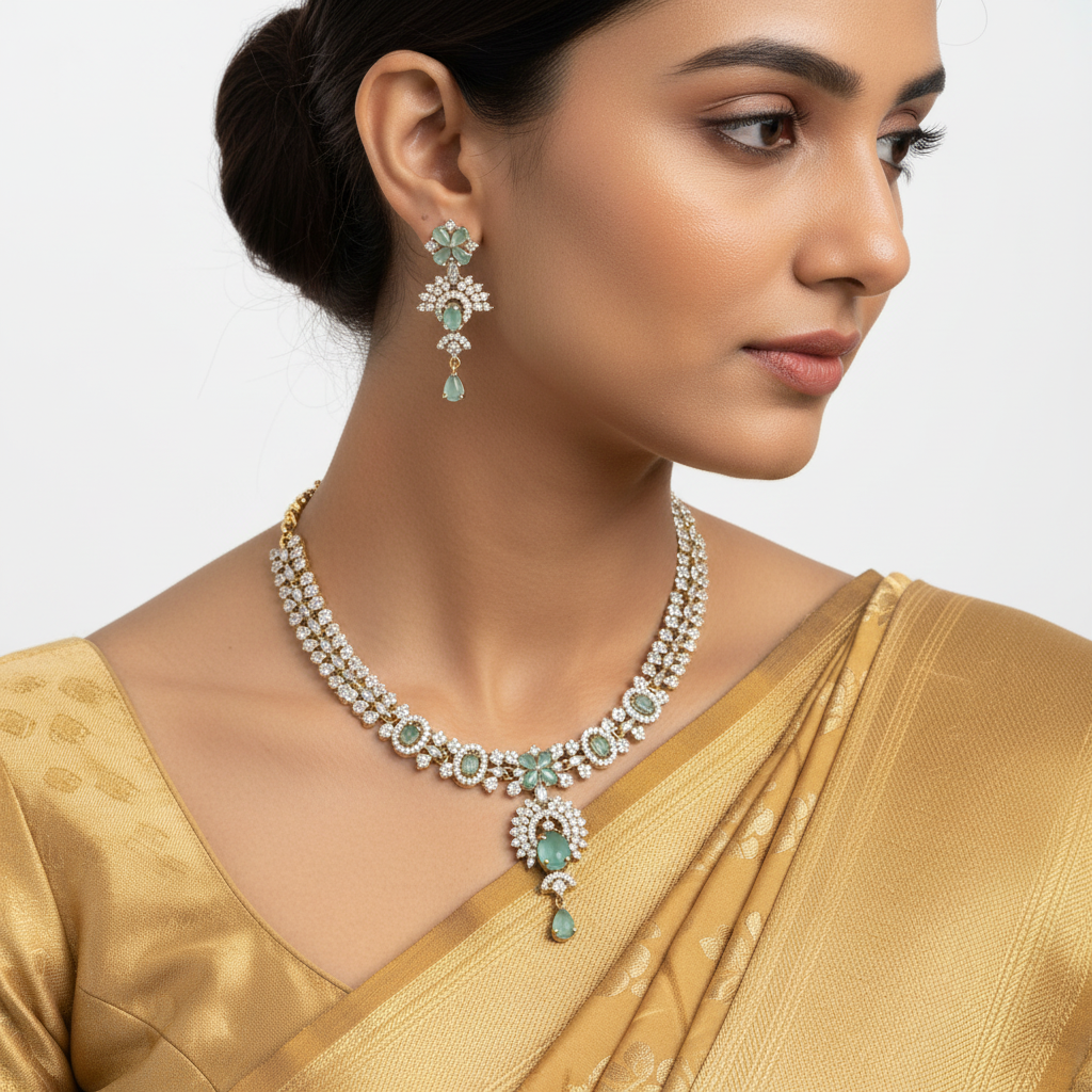 ✨"Shweta Shimmer" Necklace Set✨