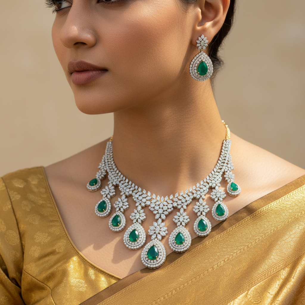 ✨ "Noorani Jalwa" Necklace Set ✨