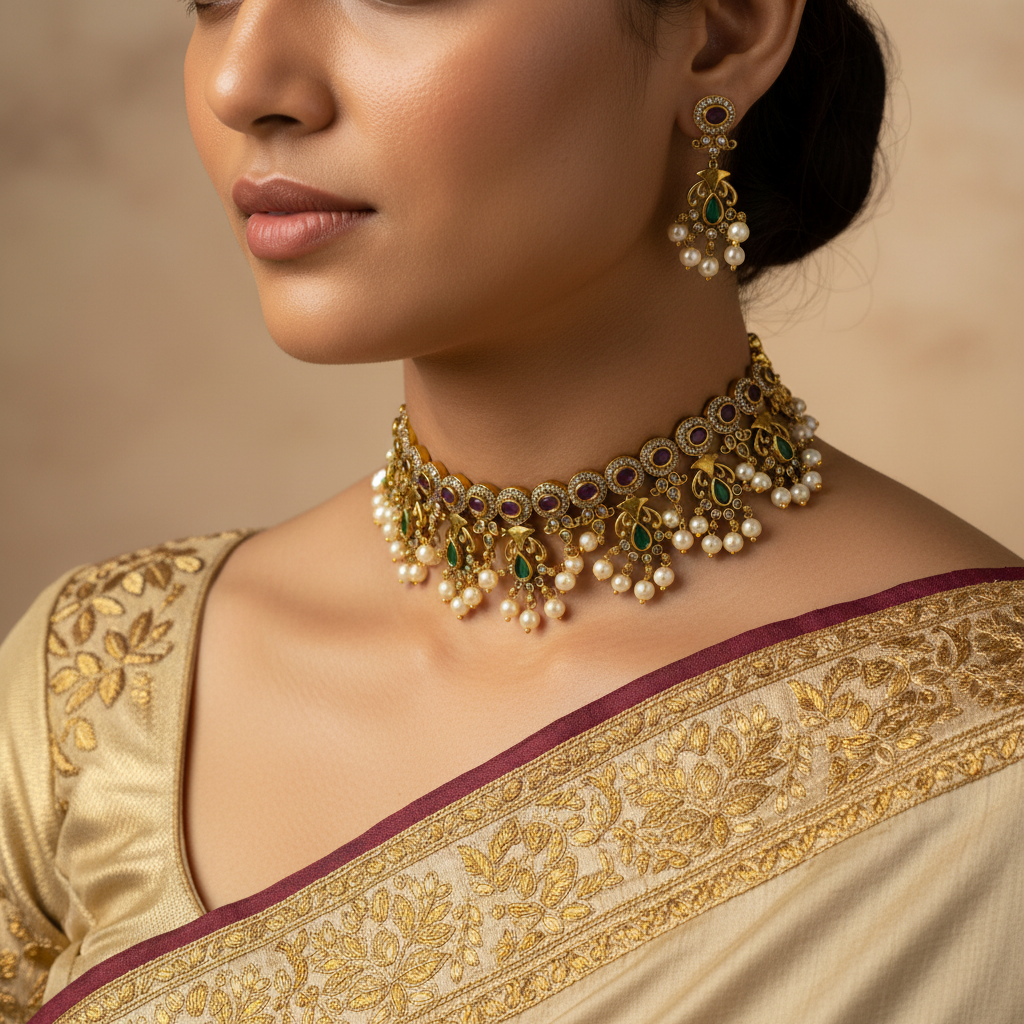 ✨ "Patra Sundari" Necklace Set
