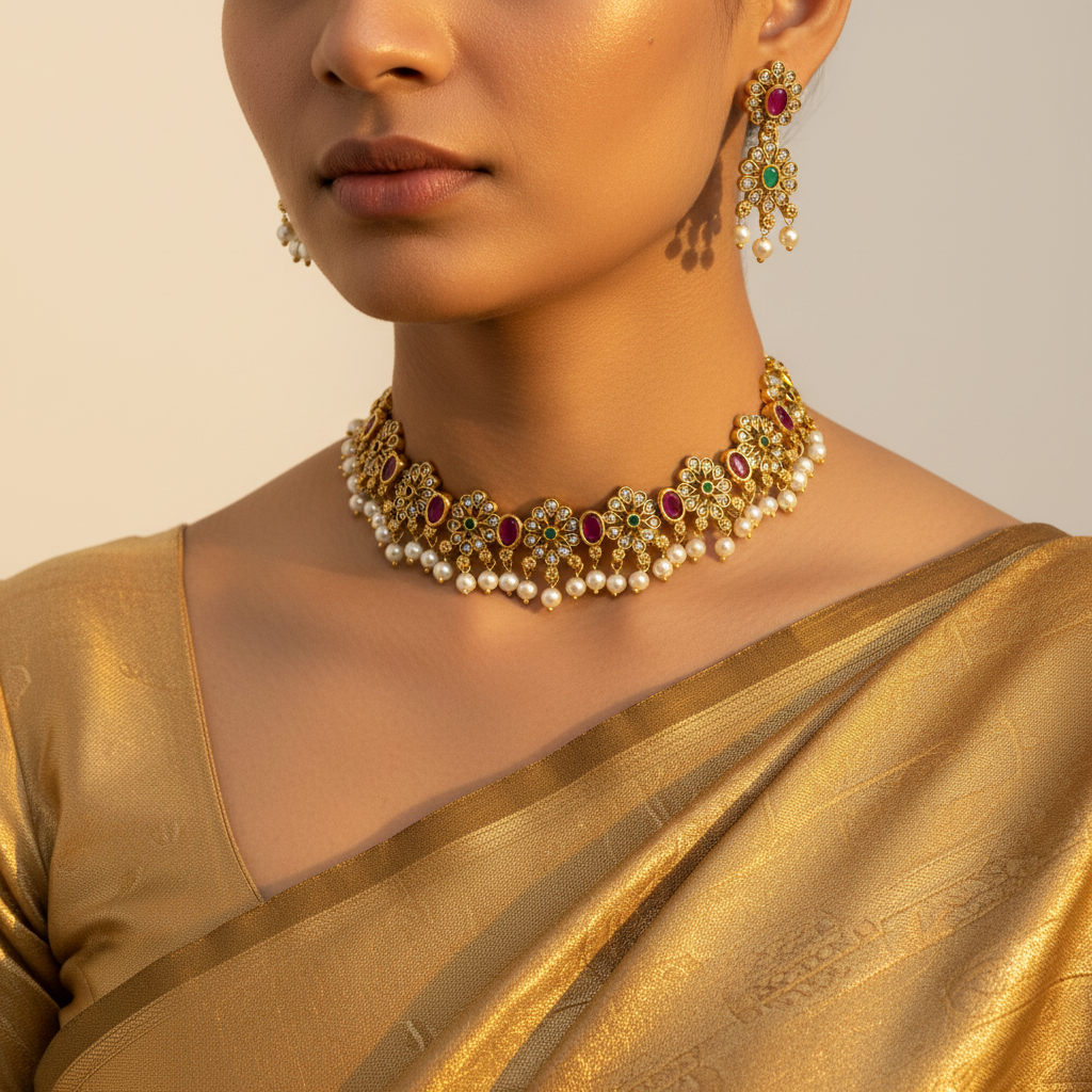 Noor Mahal Necklace Set