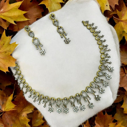 🤍🌸 "Shubhra Pallav" Necklace Set 🤍🌸