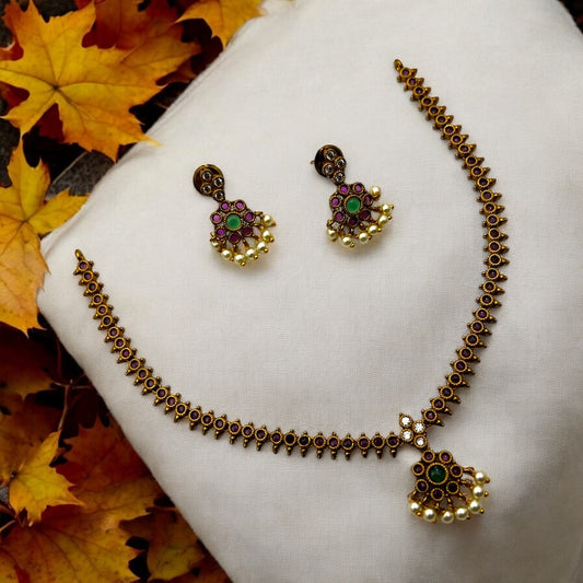 🌿 "Panna Lata" Necklace Set 🌿