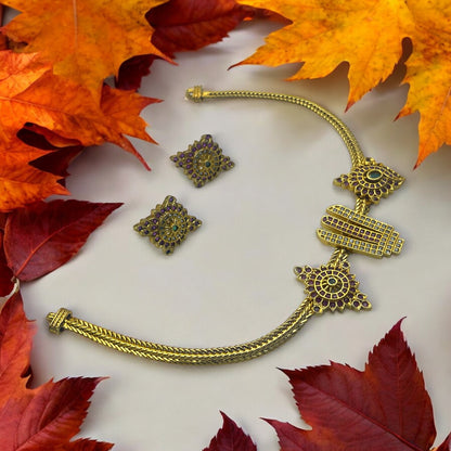🏵️ "Nayantara" Heritage Necklace Set 🏵️