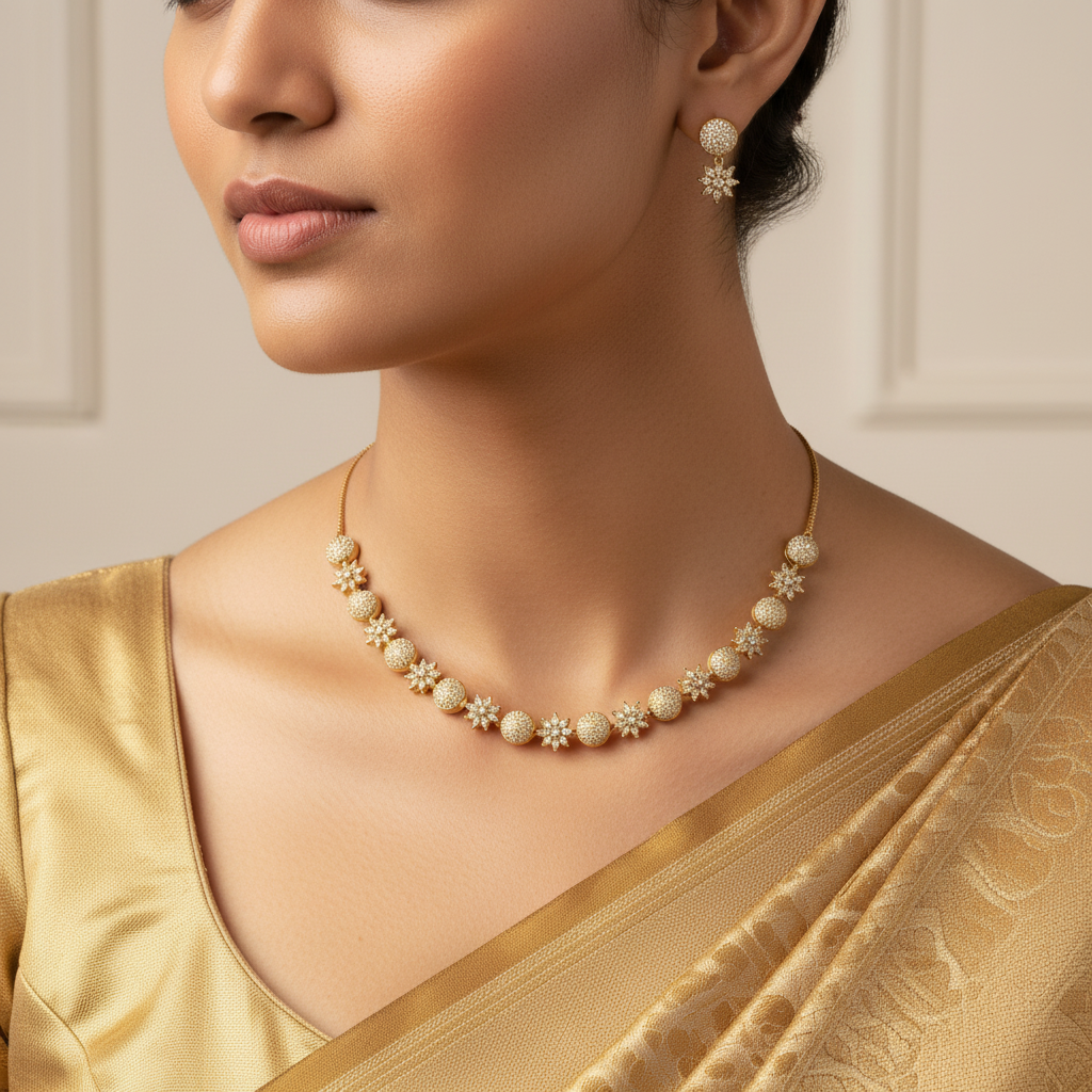 ✨ "Tara Mandal" Necklace Set ✨