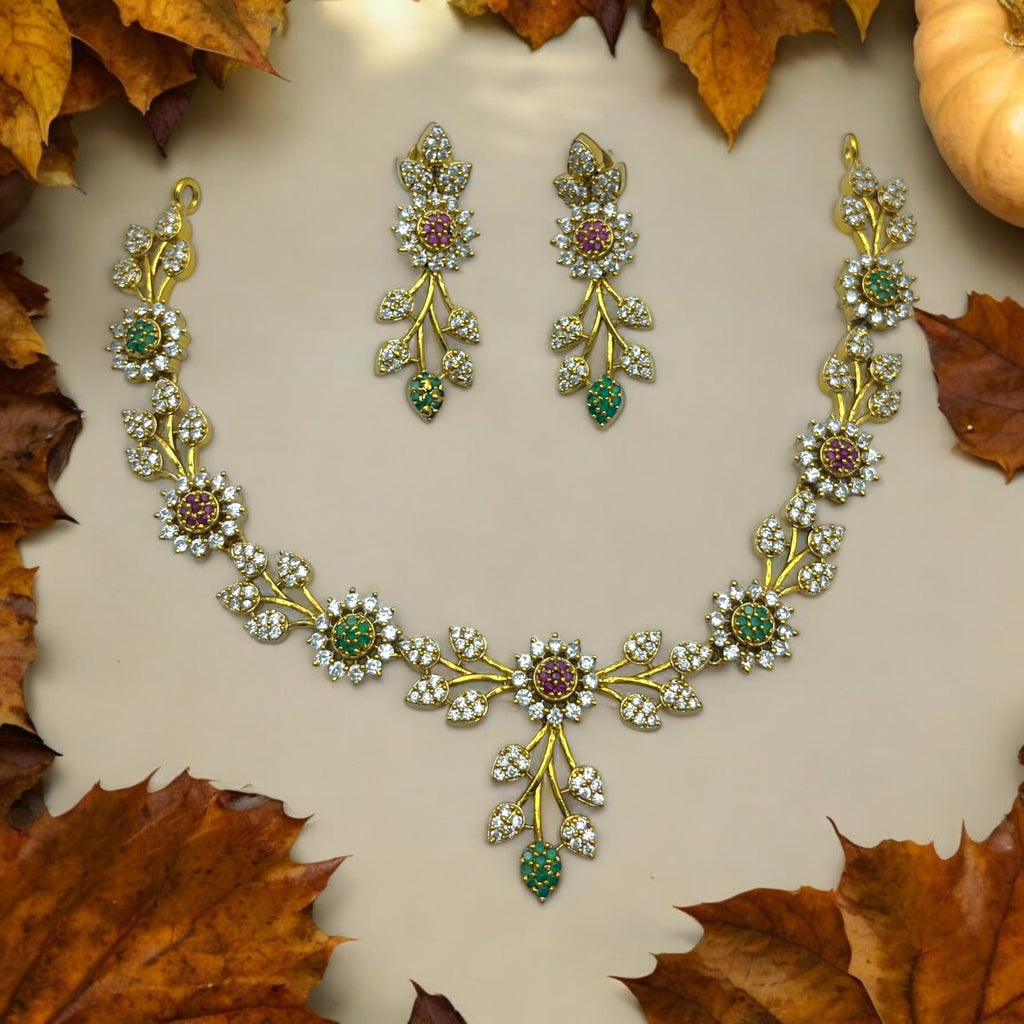 Pushp Vatika Necklace Set