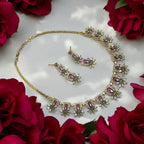 💜🌸 "Royal Bloom" Necklace Set 💎