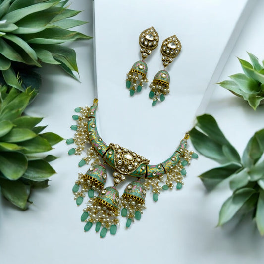 🌸 "Komal Rang" Necklace Set 🌸
