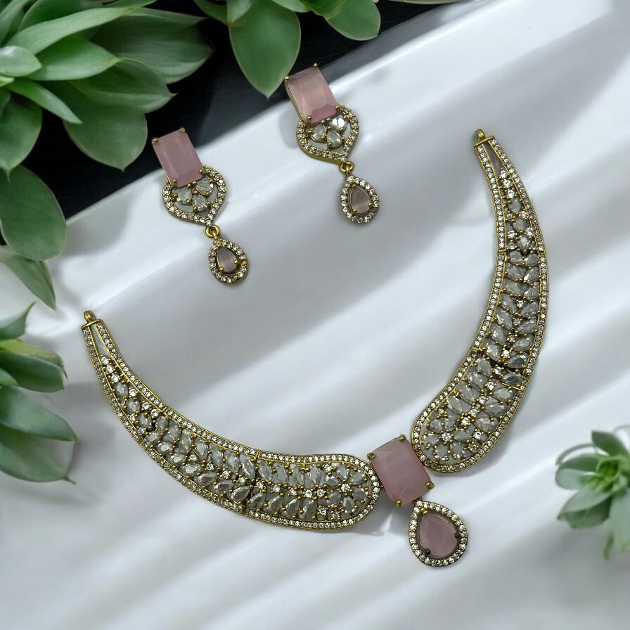 🌸 "Komal Chandrika" Necklace Set 🌸
