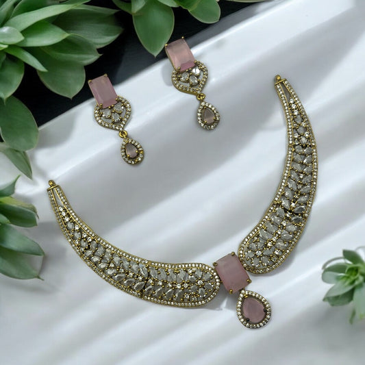 🌸 "Komal Chandrika" Necklace Set 🌸