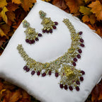 ✨ "Lakshmi Mayuri" Necklace Set ✨