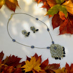 🍂 Vaishali Midnight Charm Necklace Set 🍂