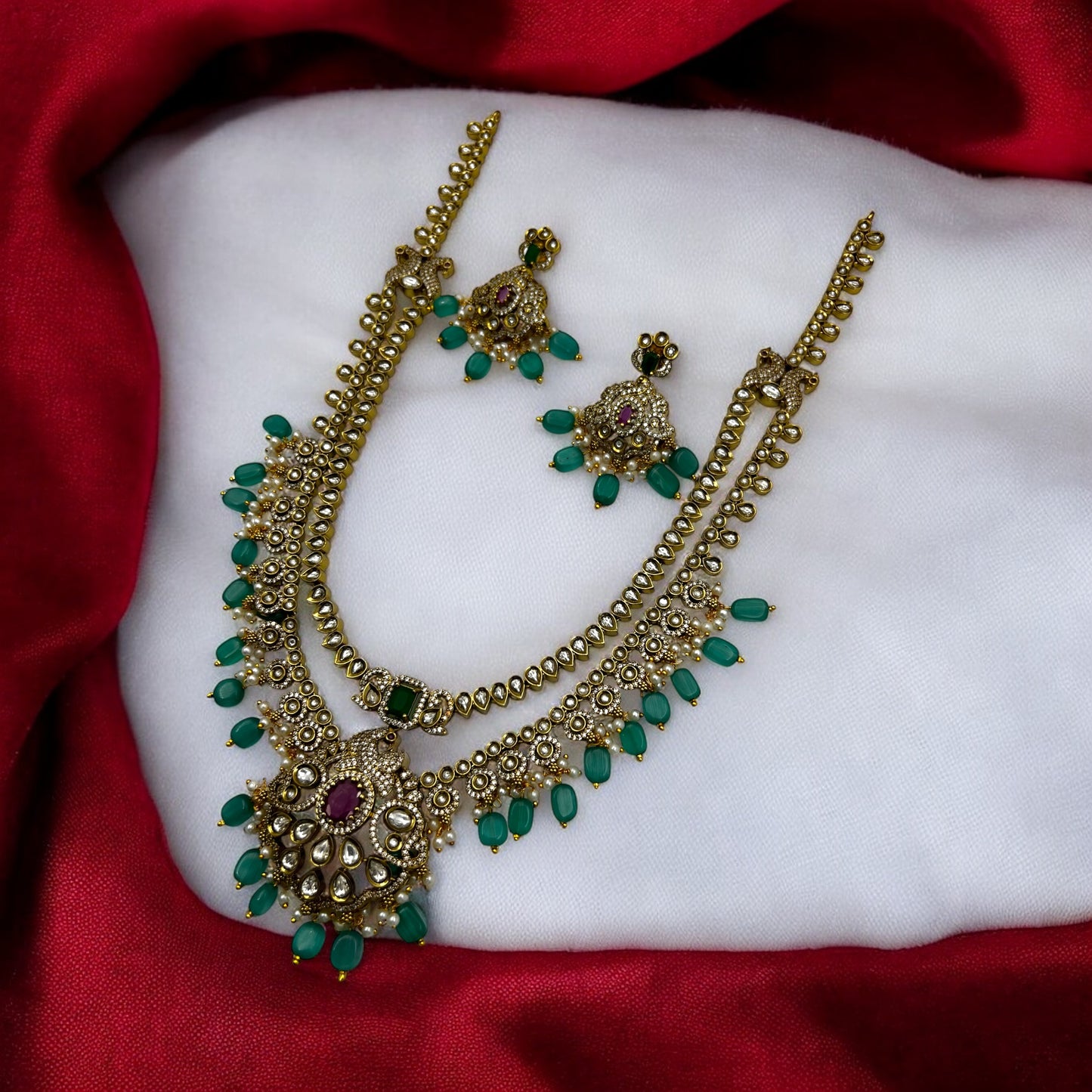 💚"Mughal Royalty" Necklace Set✨