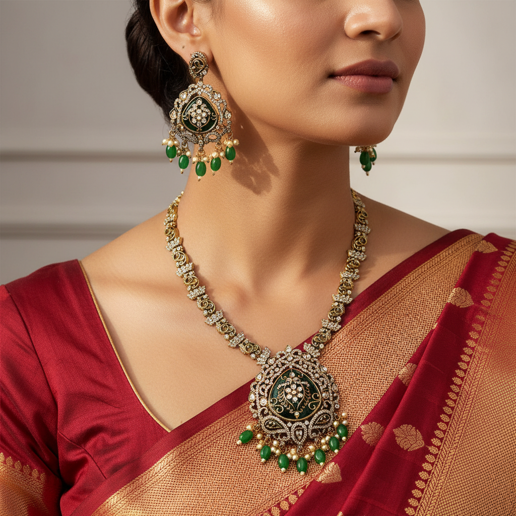 ✨ "Pracheen Ratna" Necklace Set ✨