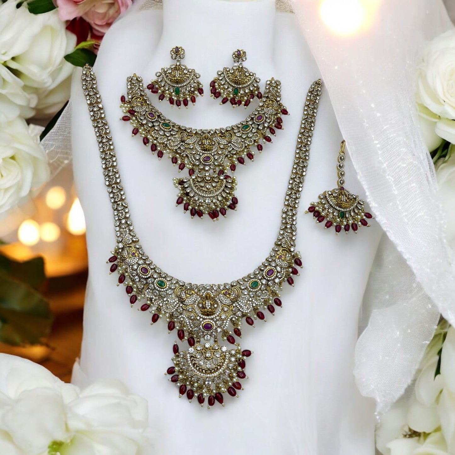 ✨"Ambika Rani" Necklace Set