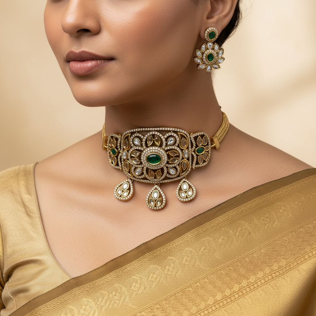 Rajwada Rani Necklace Set