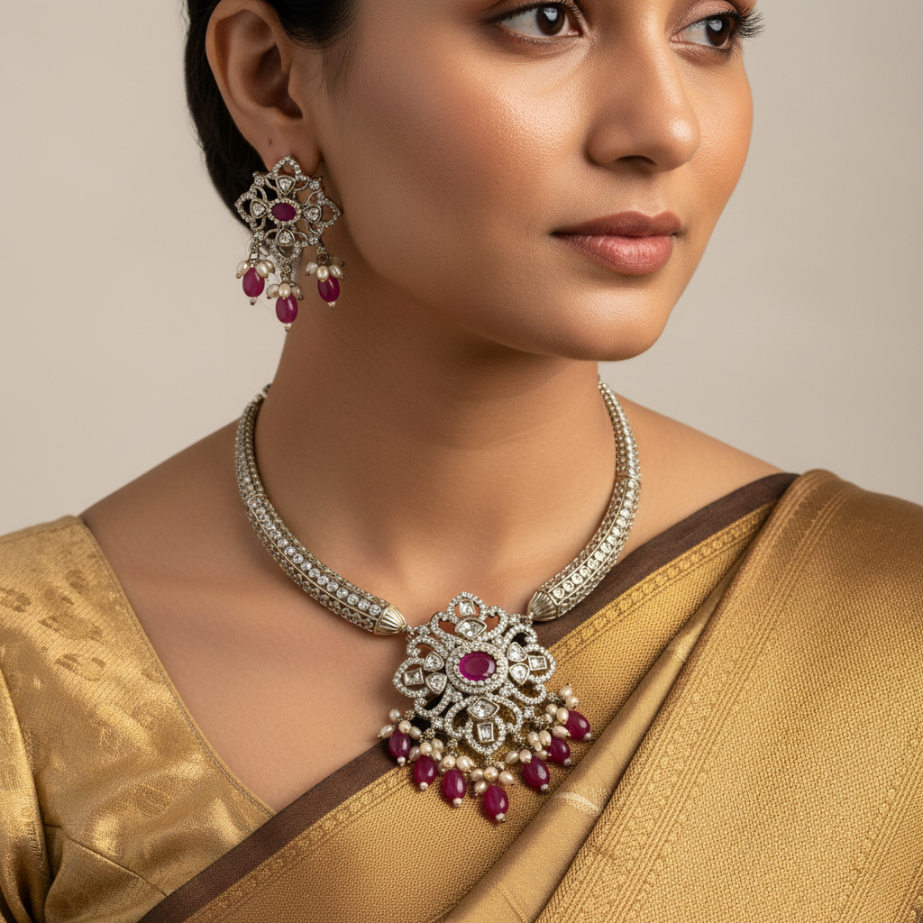 Premium Victorian Necklace Set