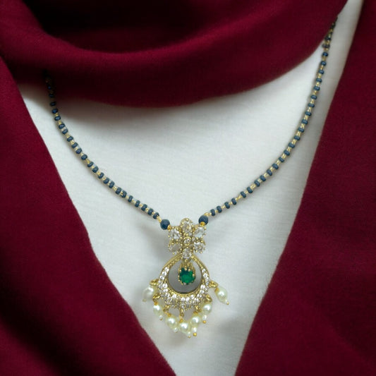 💚"Emerald Radiance" Mangalsutra✨