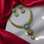 💚 "Tribal Radiance" Necklace Set 💚