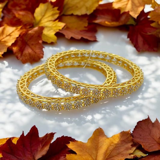 Pushpika Floral Bangle Set