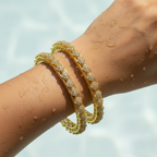 Pushpika Floral Bangle Set
