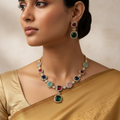 🌈 "Indradhanush Haar" Necklace Set 🌈