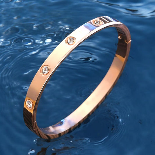 Classic Studded Rose Gold Cuff