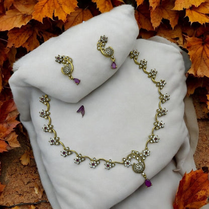 🍃💖 "Pallavi Tarangini" Necklace Set 🍃💖